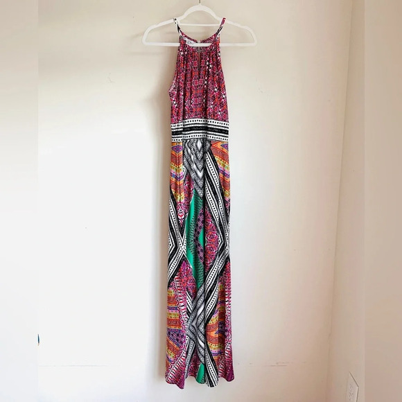 London Times Maxi Dress - Size 8 - Picture 3 of 12